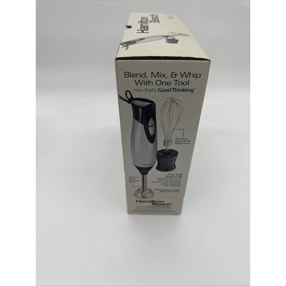 Hamilton Beach 2-Speed Hand Immersion Blender Model 59762 - NEW
